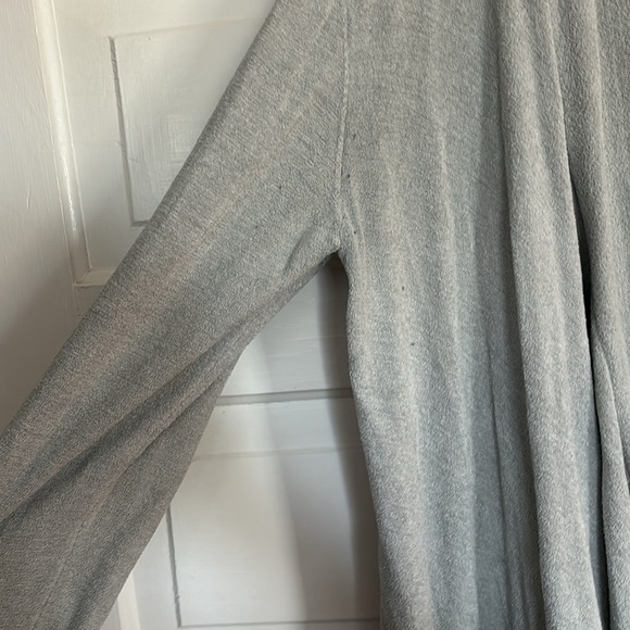 Barefoot Dreams Cozychic Ultra Lite Gray Open Front Women's Cardigan - Picture 5 of 5